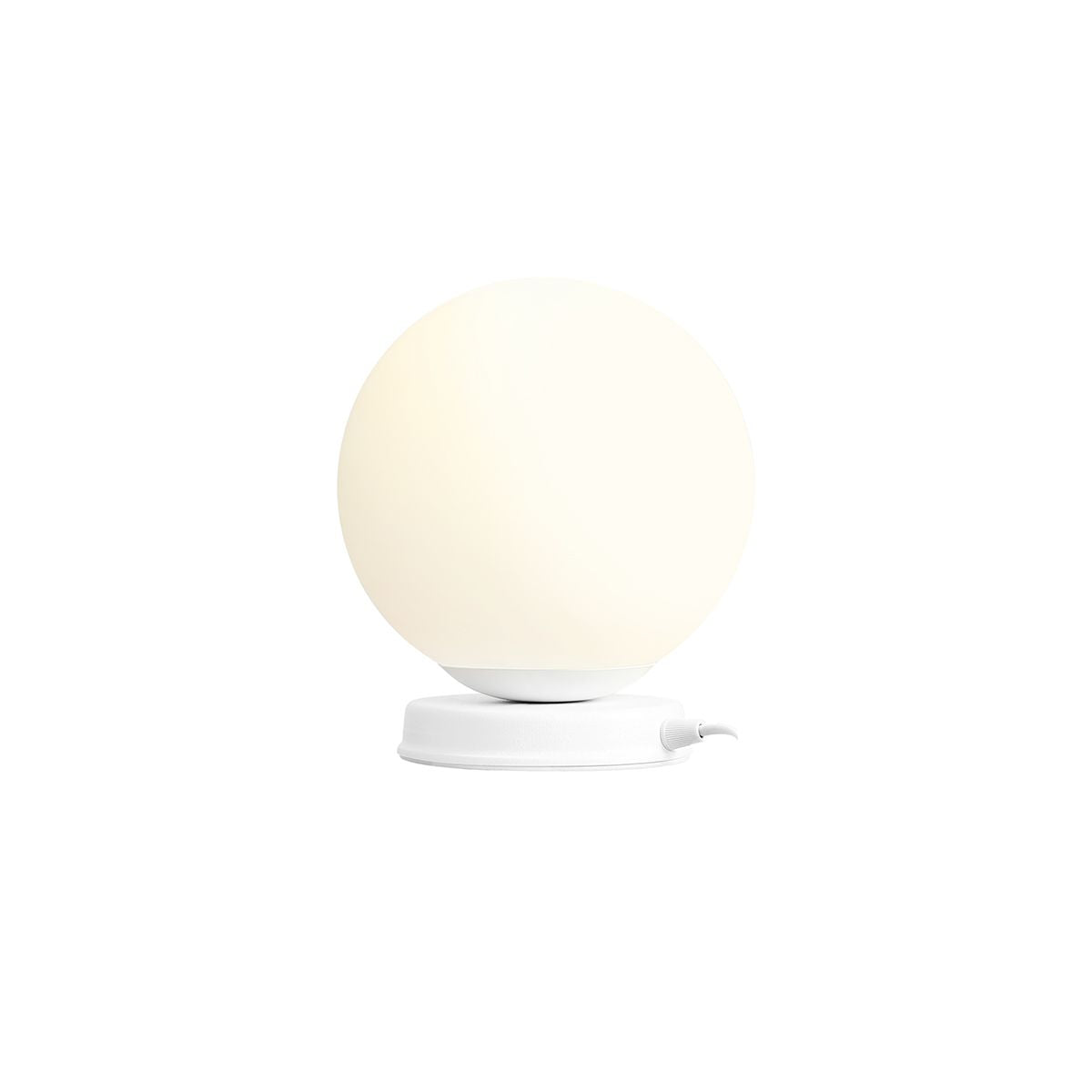 Aldex Lampka Biurkowa Ball White M - Metal - Biały 1076B_M