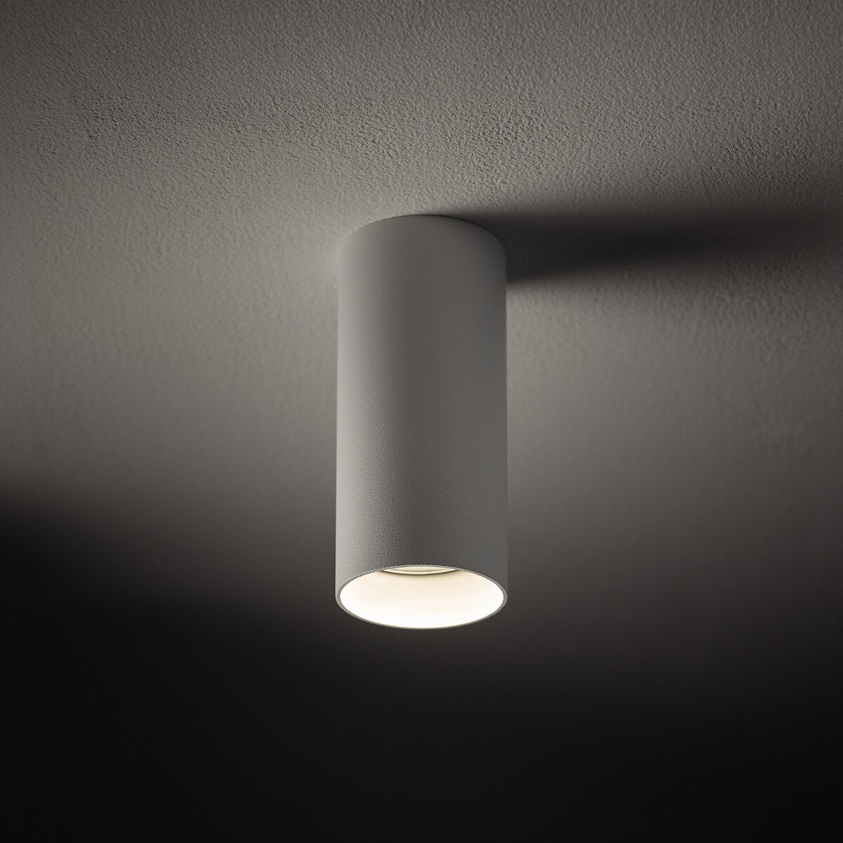 Nowodvorski Lampa downlights natynkowa MONO S 10W only LED 50/60Hz - Stal lakierowana - Biały I 10776 - lampa włączona