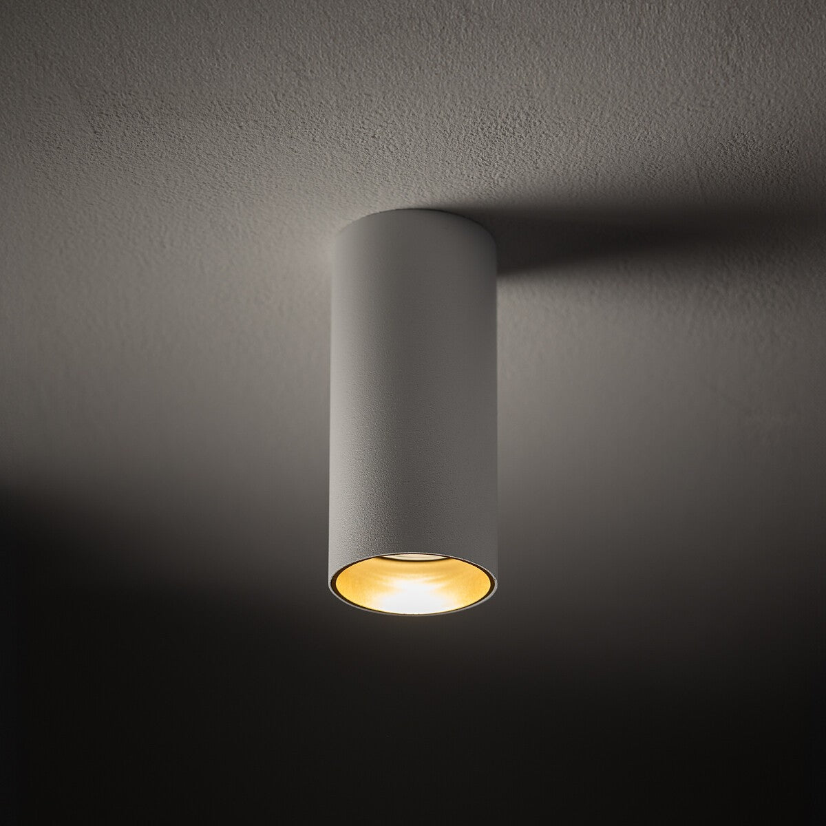 Nowodvorski Lampa downlights natynkowa MONO S 10W only LED 50/60Hz - Stal lakierowana - Biały II 10777 - lampa włączona