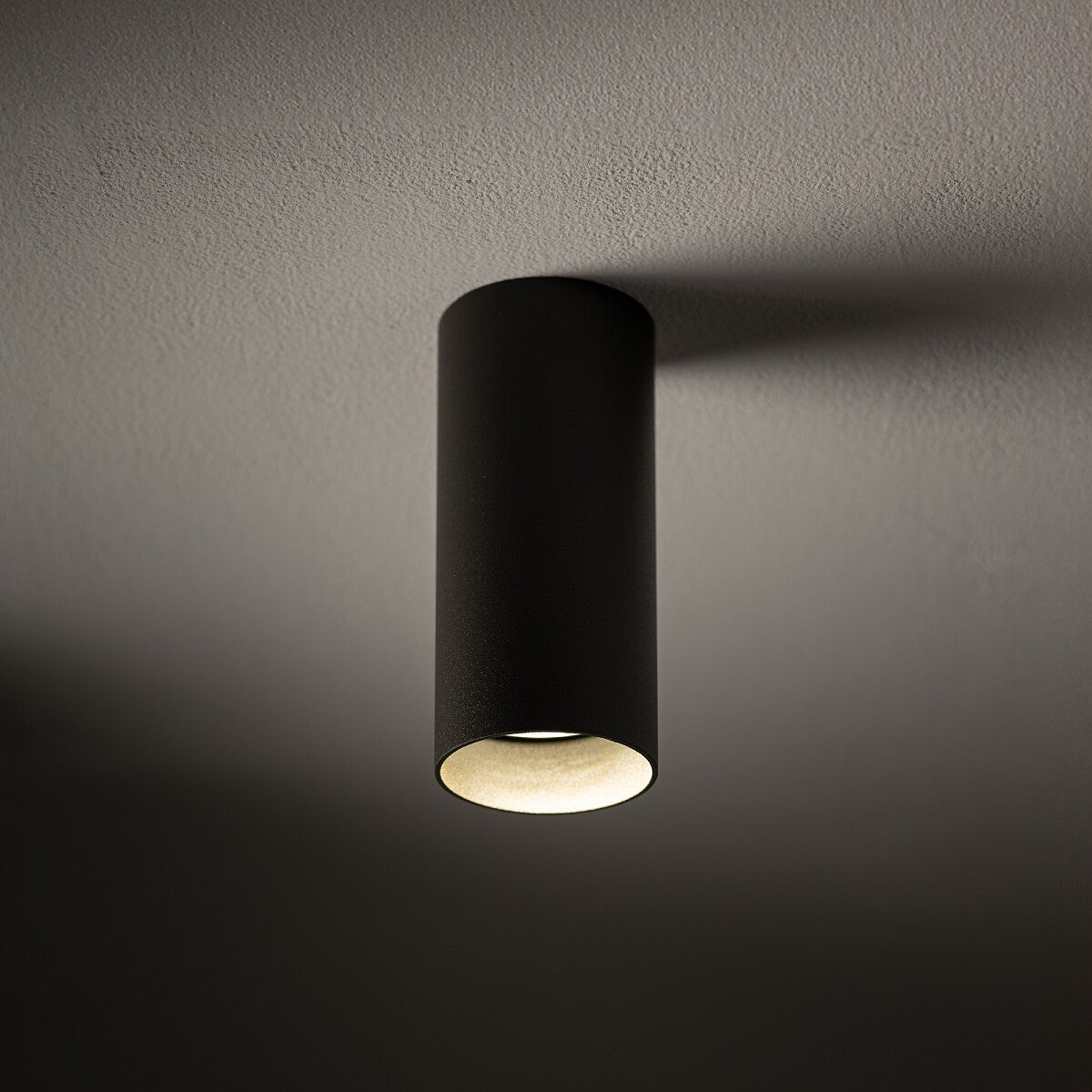 Nowodvorski Lampa downlights natynkowa MONO S 10W only LED 50/60Hz - Stal lakierowana - Umbra gray 10786 - lampa włączona