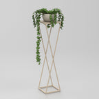 Flower stand Column B 1000x240x240 beige