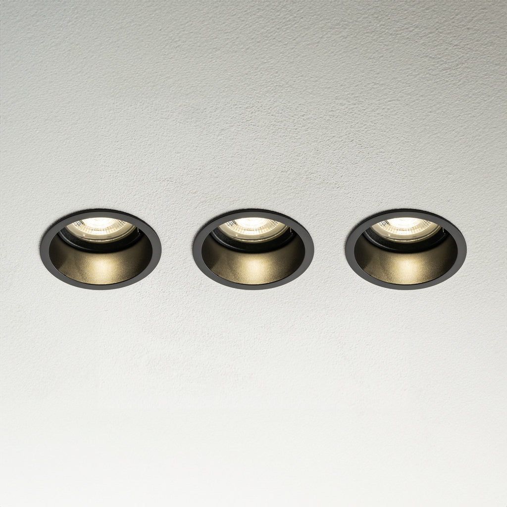 Nowodvorski Lampa downlights podtynkowa CUP 3 PC SET 10W only LED 50/60Hz - Tworzywo sztuczne ABS - Czarny