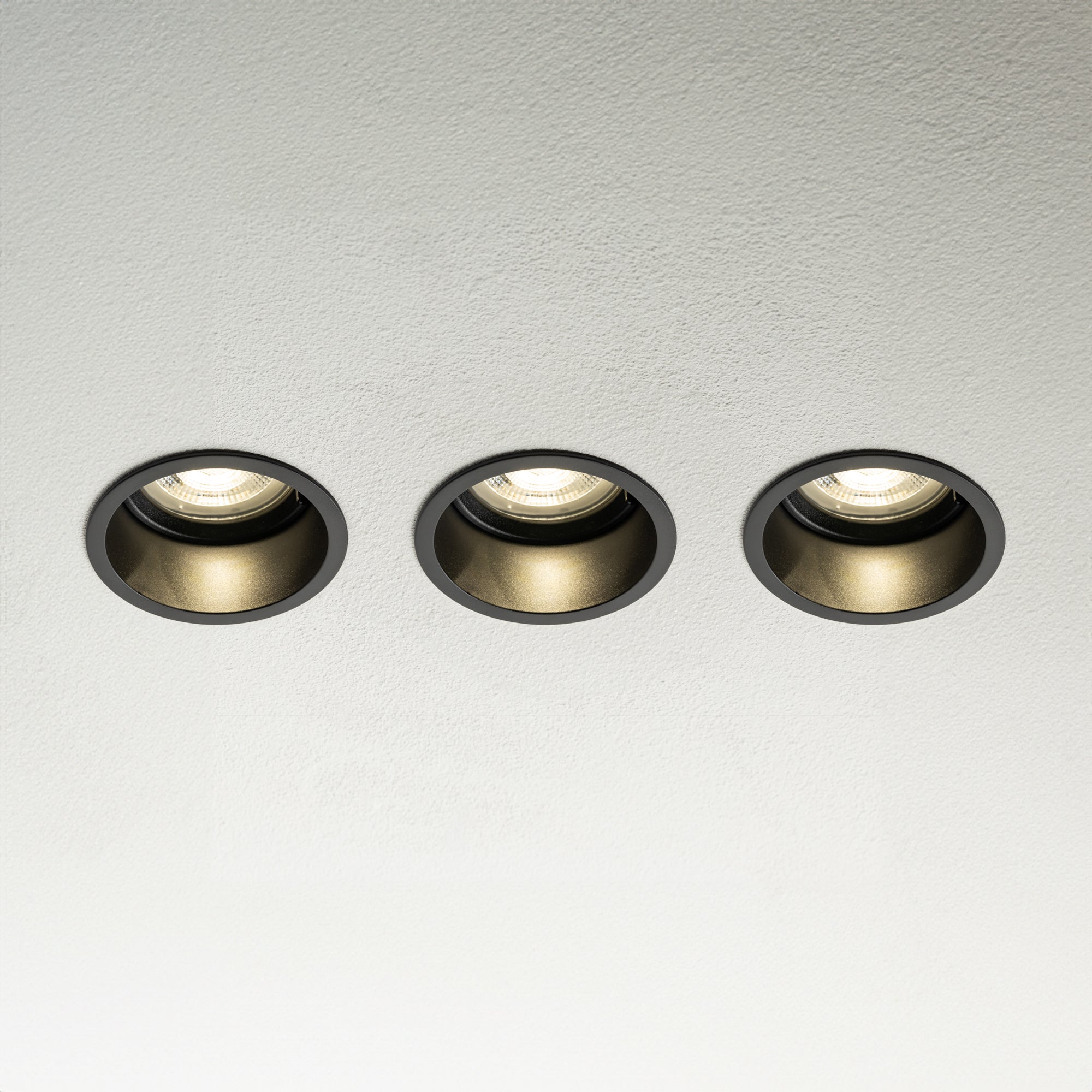 Nowodvorski Lampa downlights podtynkowa CUP 3 PC SET 10W only LED 50/60Hz - Tworzywo sztuczne ABS - Czarny