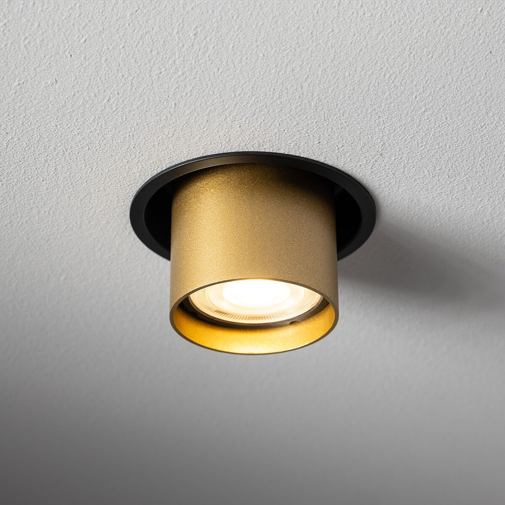 Nowodvorski Lampa downlights podtynkowa MONO SLIDE 10W only LED 50/60Hz - Stal lakierowana - Satynowy złoty II 10800