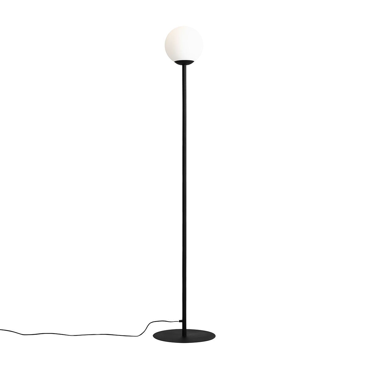 Aldex Lampa Stojąca Pinne Black - Metal / szkło - Czarny 1080A1