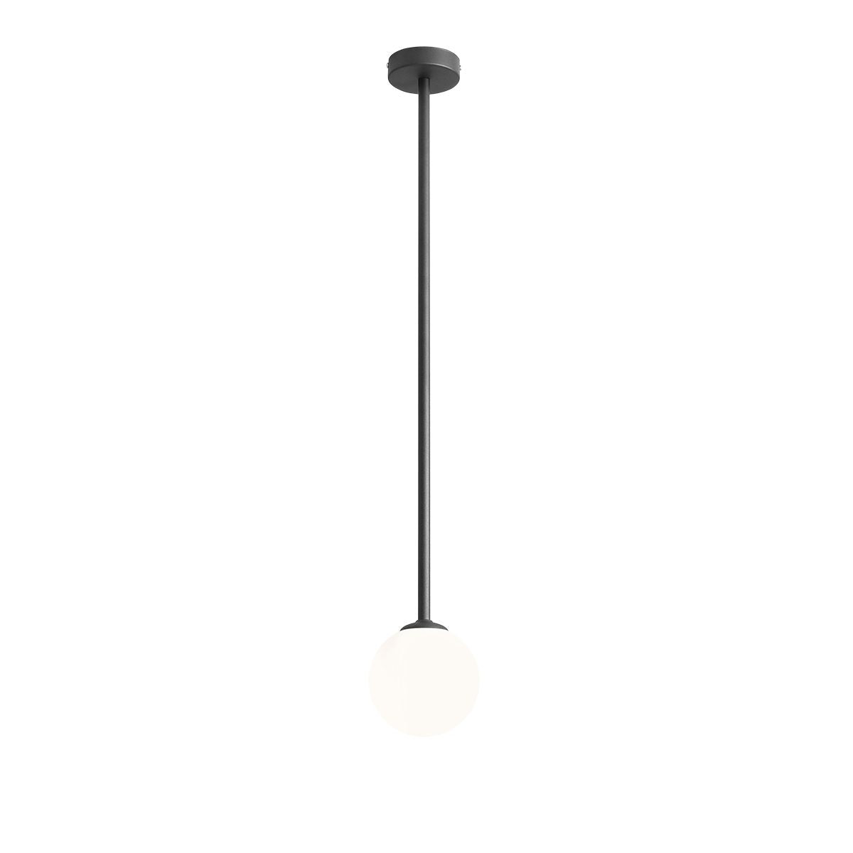 Aldex Plafon Pinne Long Black - Metal / szkło - Czarny 1080PL_G1_L