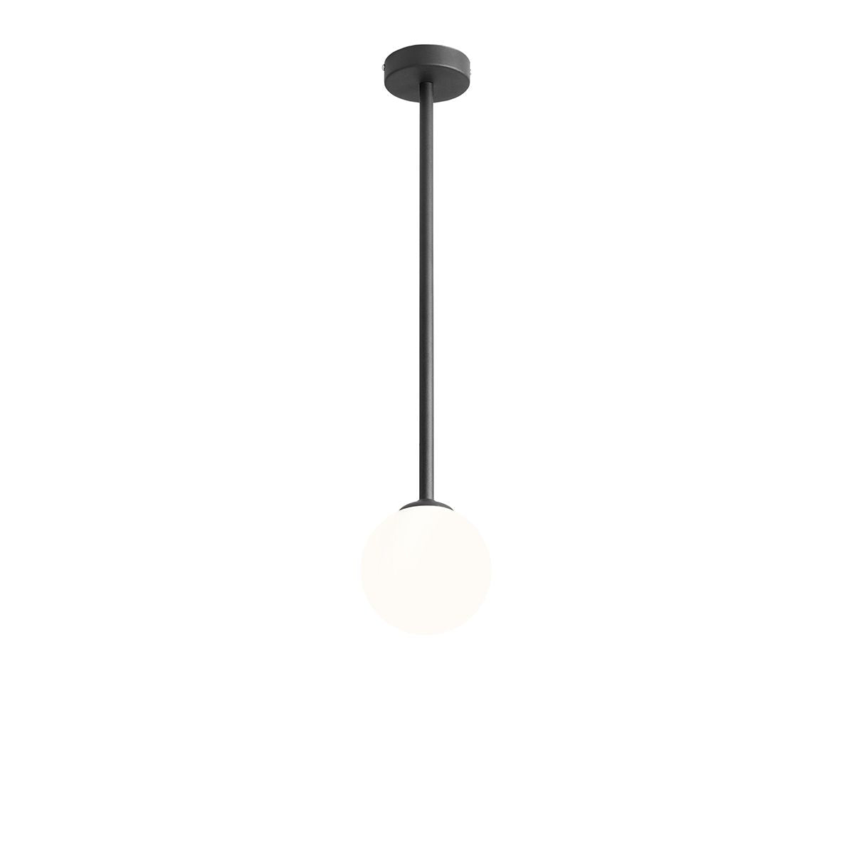 Aldex Plafon Pinne Medium Black - Metal / szkło - Czarny 1080PL_G1_M