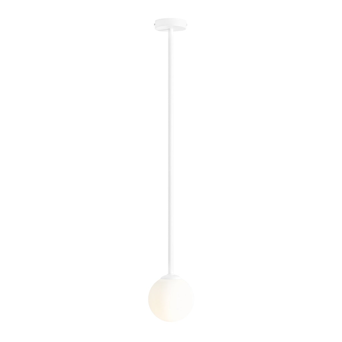 Aldex Plafon Pinne Long White - Metal / szkło - Biały 1080PL_G_L