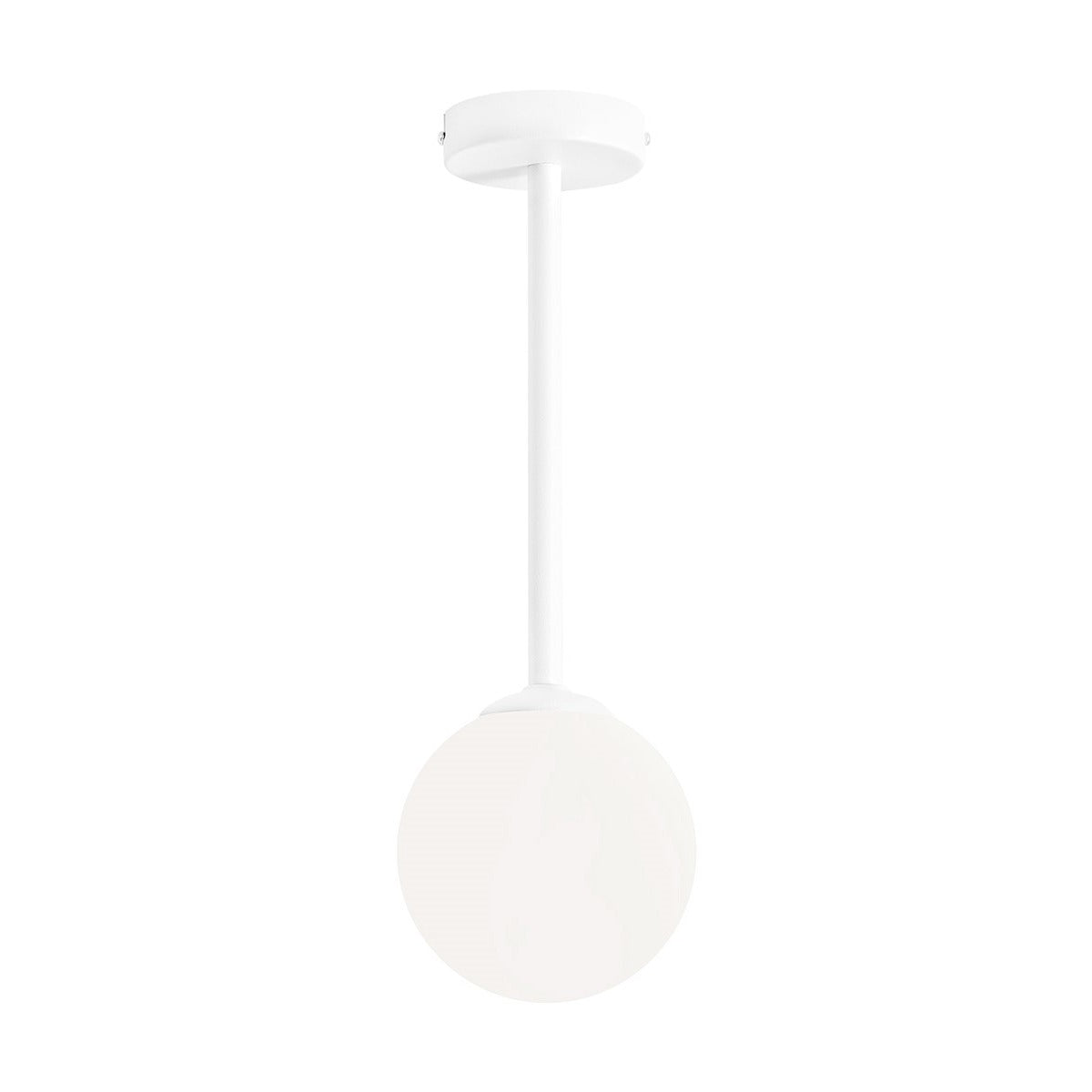 Aldex Plafon Pinne Short White - Metal / szkło - Biały 1080PL_G_S