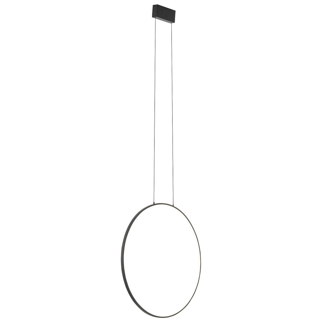 Nowodvorski Lampa wisząca CIRCOLO LED M 21W 50/60Hz - Aluminium lakierowane - Czarny I 10811