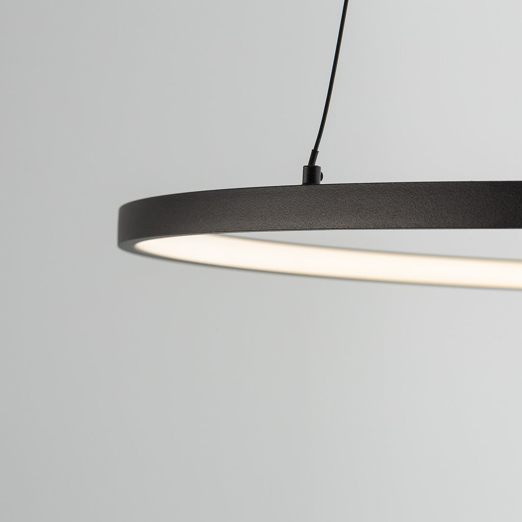Nowodvorski Lampa wisząca CIRCOLO LED M 21W 50/60Hz - Aluminium lakierowane - Czarny II 10812