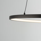 Nowodvorski Lampa wisząca CIRCOLO LED M 21W 50/60Hz - Aluminium lakierowane - Czarny II 10812