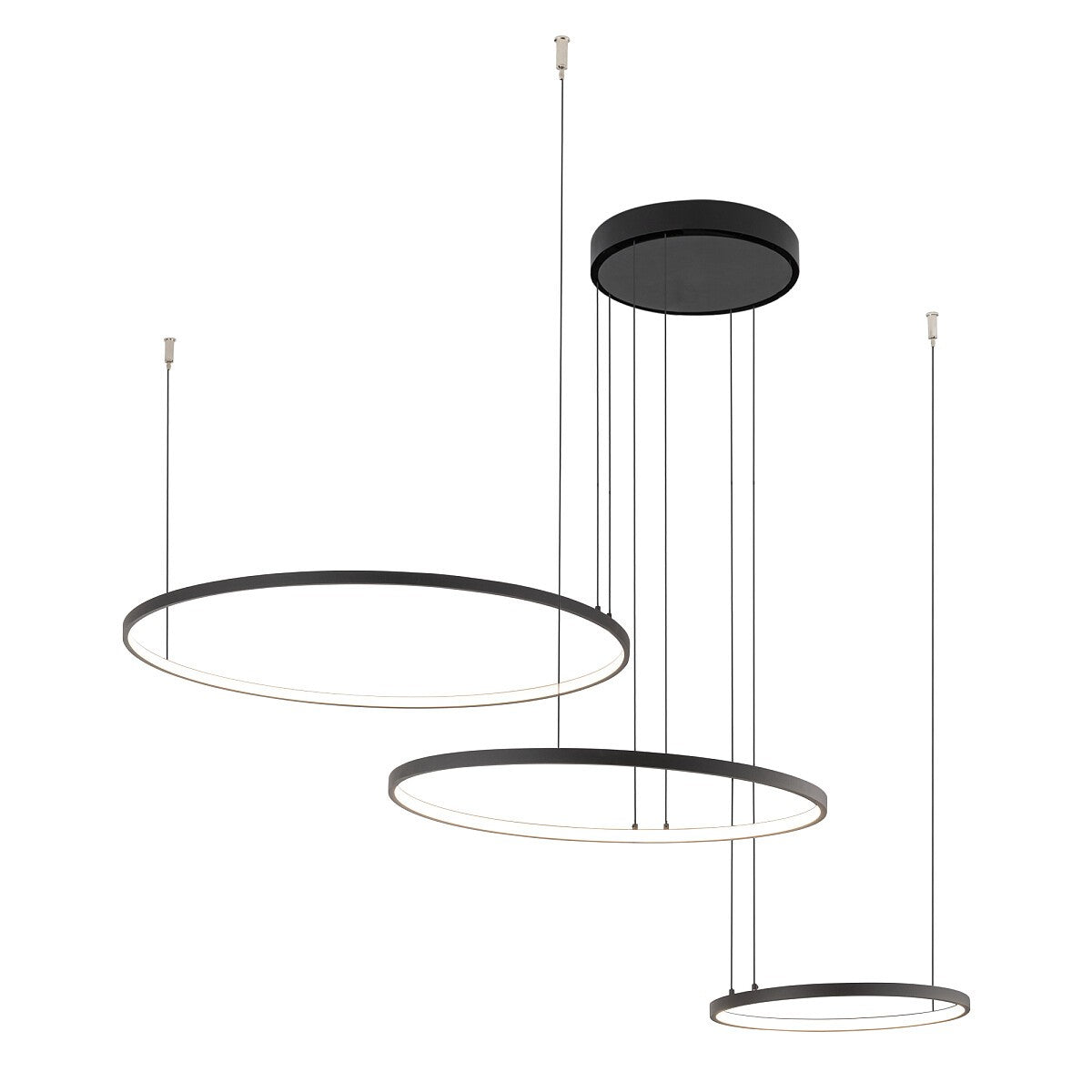 Nowodvorski Lampa wisząca CIRCOLO LED 45W 50/60Hz - Aluminium lakierowane - Czarny I 10817