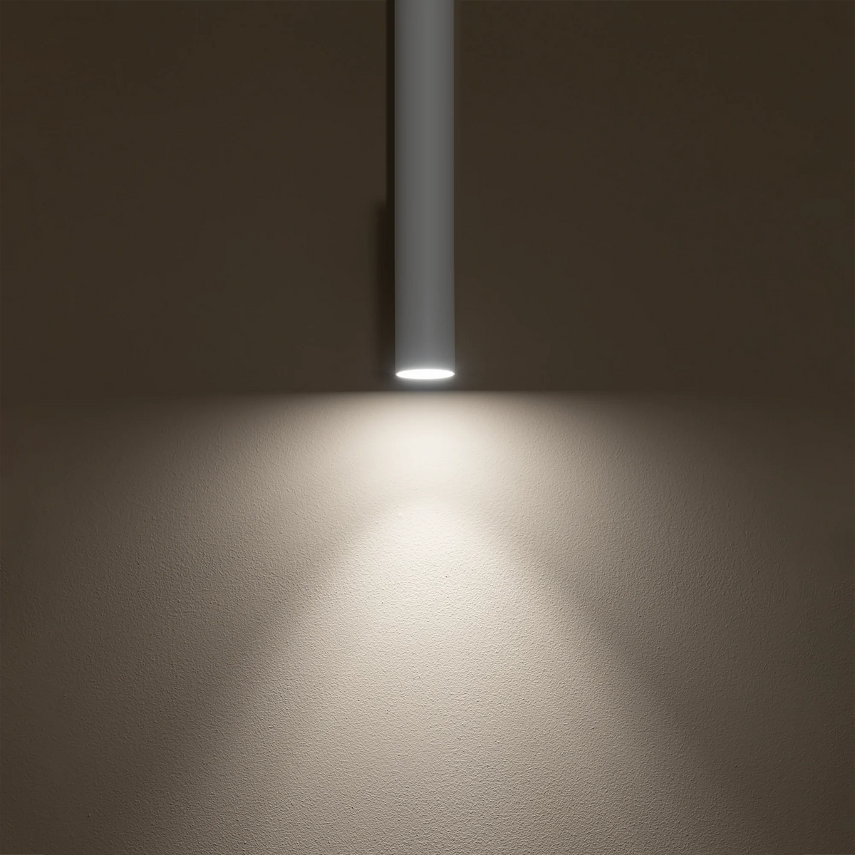 Nowodvorski Lampa downlights natynkowa FOURTY M 10W only LED 50/60Hz - Aluminium lakierowane - Biały 10820 - lampa włączona