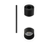 Nowodvorski Lampa downlights natynkowa FOURTY M 10W only LED 50/60Hz - Aluminium lakierowane - Czarny