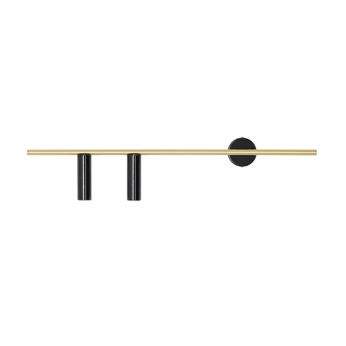 Aldex Kinkiet Trevo 2 Black Brass (Left) - Metal - Mosiądz 1083D40