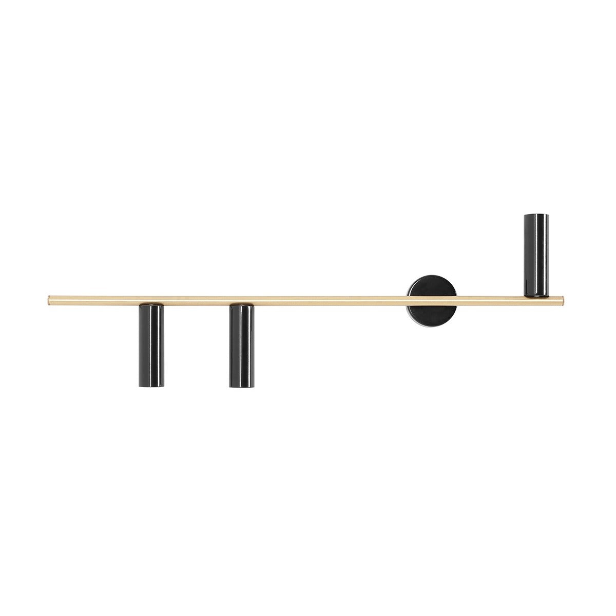 Aldex Kinkiet Trevo 3 Black Brass (Left) - Metal - Mosiądz 1083Y40