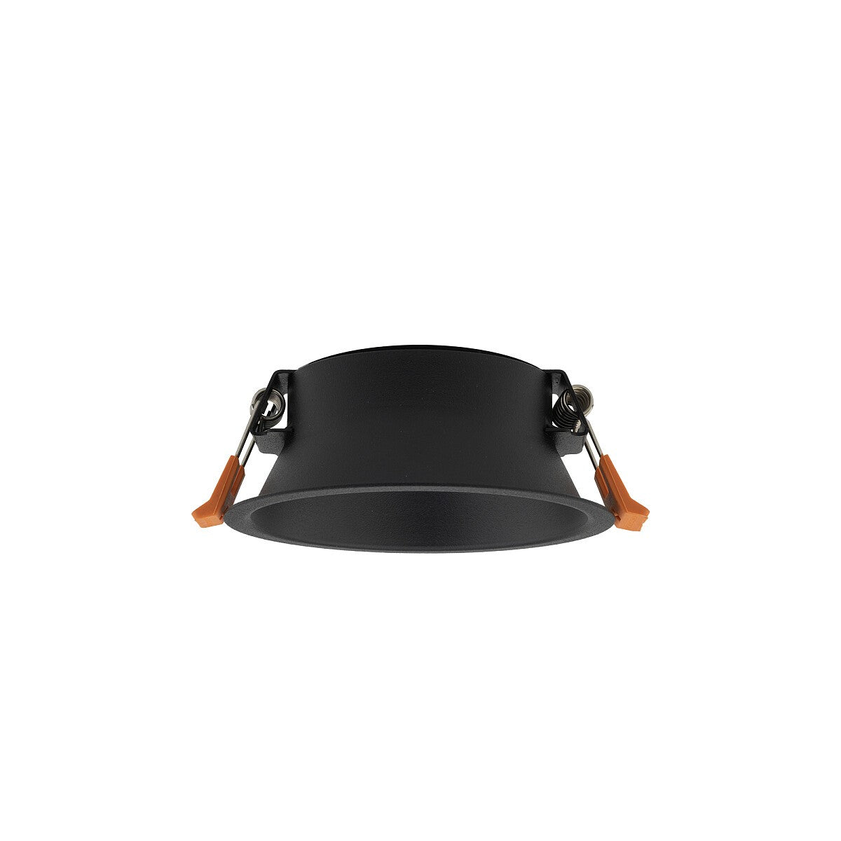 Nowodvorski Lampa downlights podtynkowa UNO M 15 W only LED 50/60Hz - Stal lakierowana - Czarny 10843 - lampa włączona