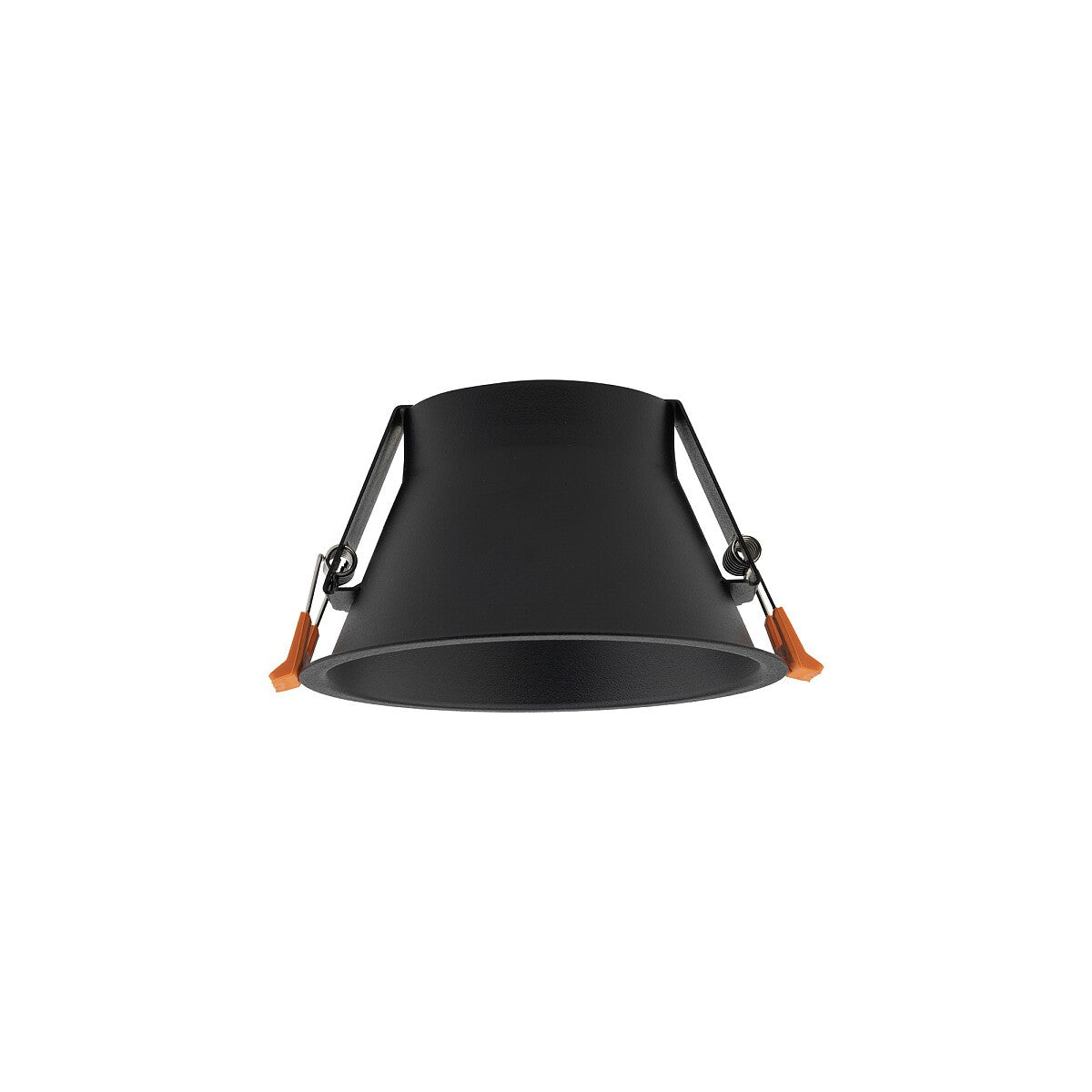 Nowodvorski Lampa downlights podtynkowa UNO L 15 W only LED 50/60Hz - Stal lakierowana - Czarny 10845 - lampa włączona