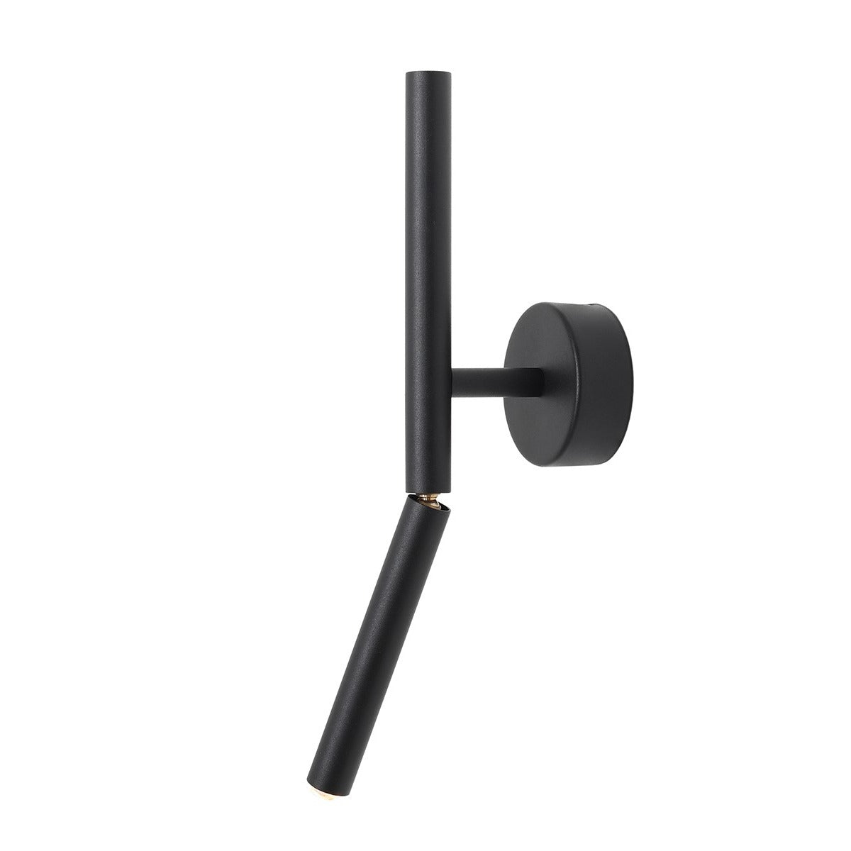 Aldex Kinkiet Stick All Black Żarówka W Zestawie - Metal - Czarny 1084C1