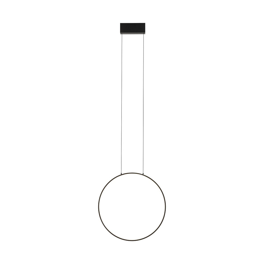 Nowodvorski Lampa wisząca CIRCOLO LED S 18W 50/60Hz - Aluminium lakierowane - Czarny III 10860