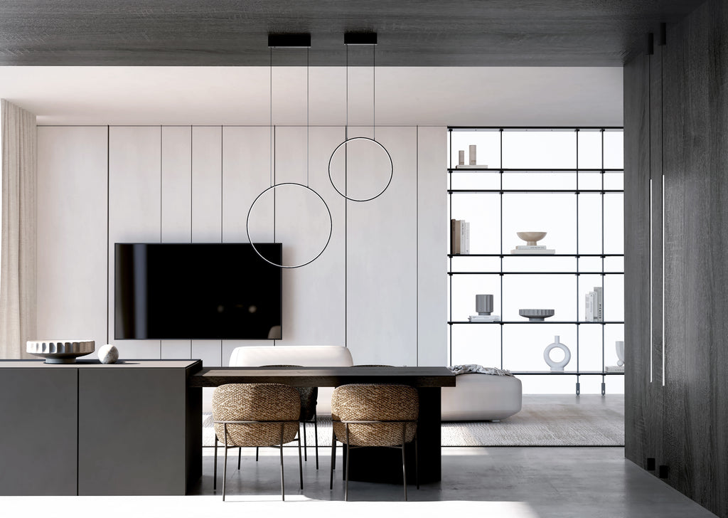 Nowodvorski Lampa wisząca CIRCOLO LED S 18W 50/60Hz - Aluminium lakierowane - Czarny III