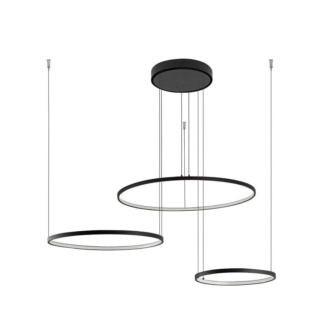 Nowodvorski Lampa wisząca CIRCOLO LED 45W 50/60Hz - Aluminium lakierowane - Czarny II 10867