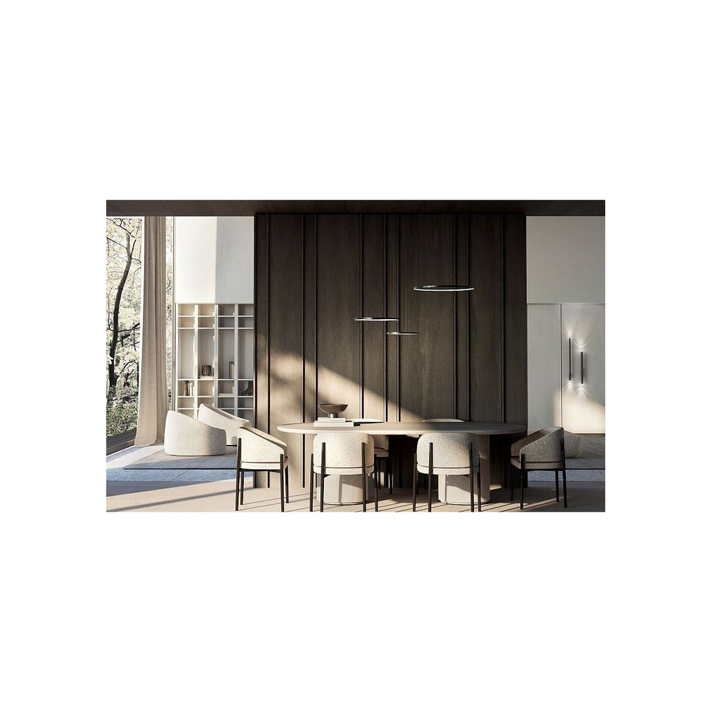 Nowodvorski Lampa wisząca CIRCOLO LED 45W 50/60Hz - Aluminium lakierowane - Czarny II 10867