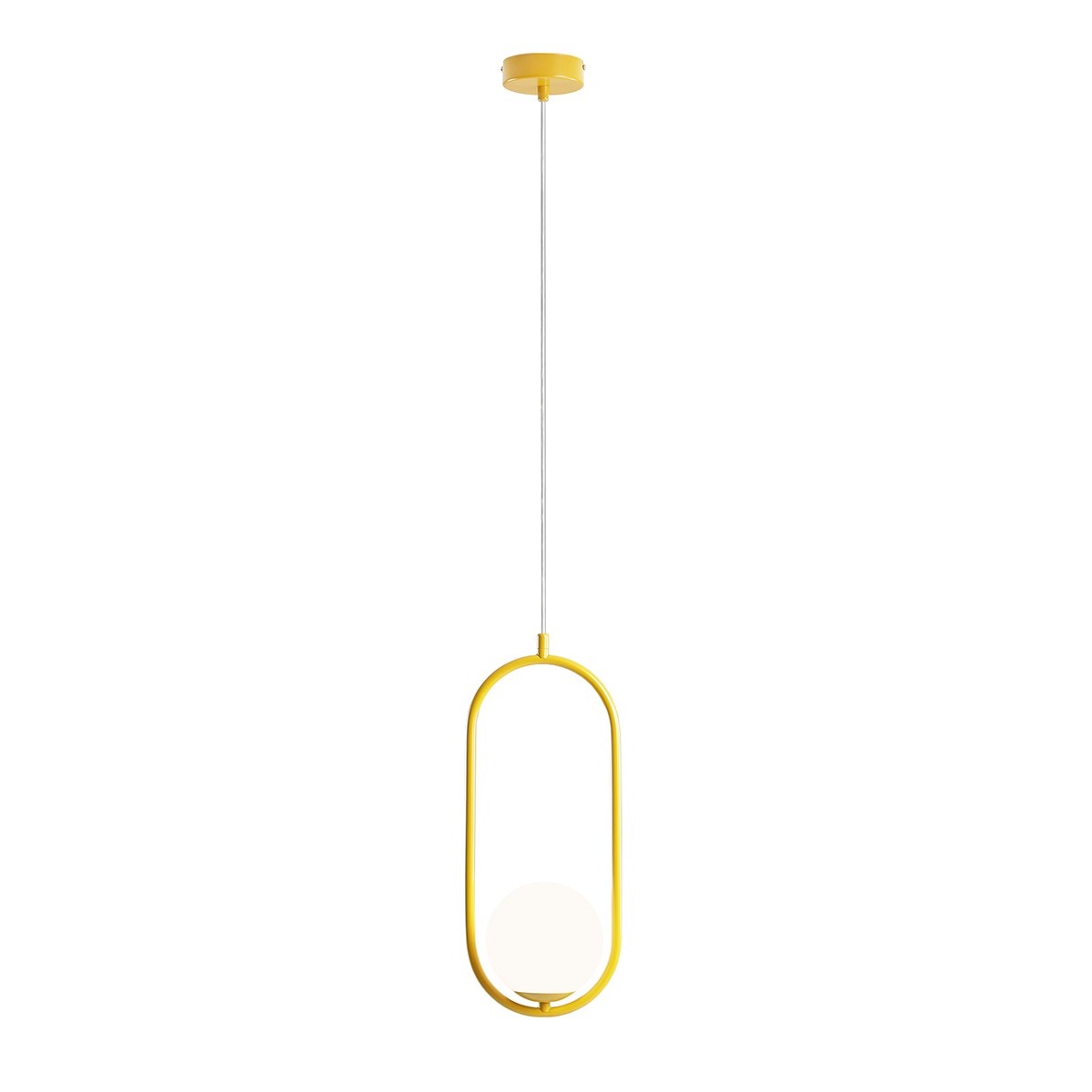 Aldex Lampa Wisząca Riva Mustard - Metal / szkło - Musztardowy 1086G14