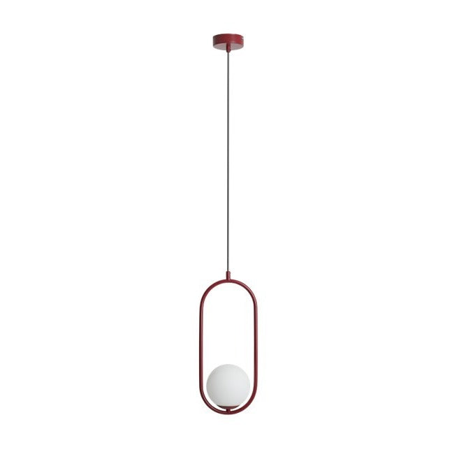 Aldex Lampa Wisząca Riva Red Wine - Metal / szkło - Bordowy 1086G15