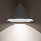 Nowodvorski Lampa wisząca ZENITH M 20W only LED 50/60Hz - Stal lakierowana - Silk gray 10878
