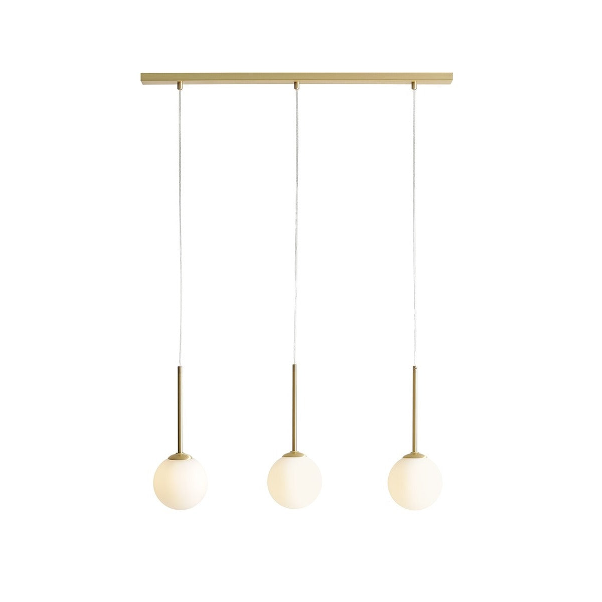 Aldex Lampa Wisząca Bosso 3 Brass - Metal / szkło - Mosiądz 1087E_40