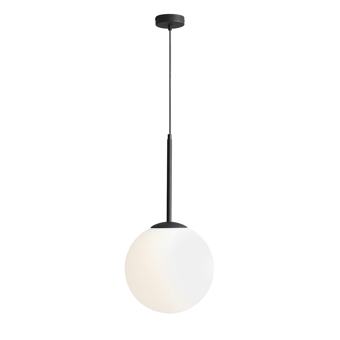 Aldex Lampa Wisząca Bosso Medium 30 Black - Metal / szkło - Czarny 1087G1