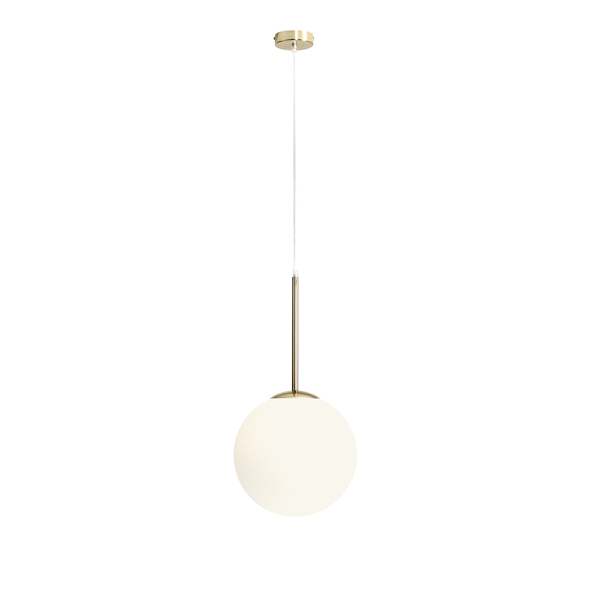 Aldex Lampa Wisząca Bosso Medium 30 Gold - Metal / szkło - Złoty 1087G30