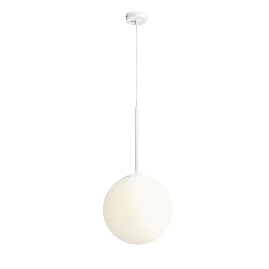 Aldex Lampa Wisząca Bosso Medium 30 White - Metal / szkło - Biały 1087G