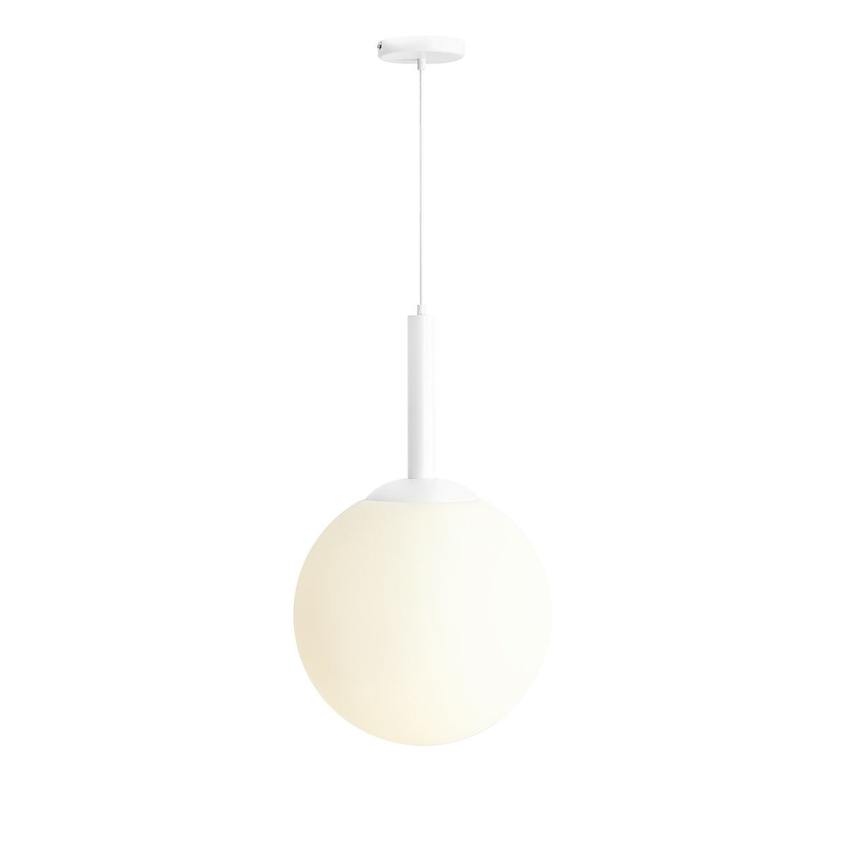 Aldex Lampa Wisząca Bosso Grande 40 White - Metal / szkło - Biały 1087XL