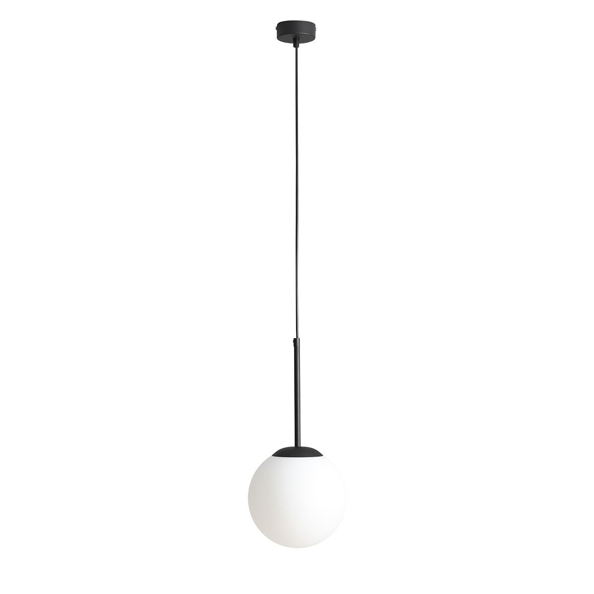 Aldex Lampa Wisząca Bosso Mini 20 Black - Metal / szkło - Czarny 1087XS1