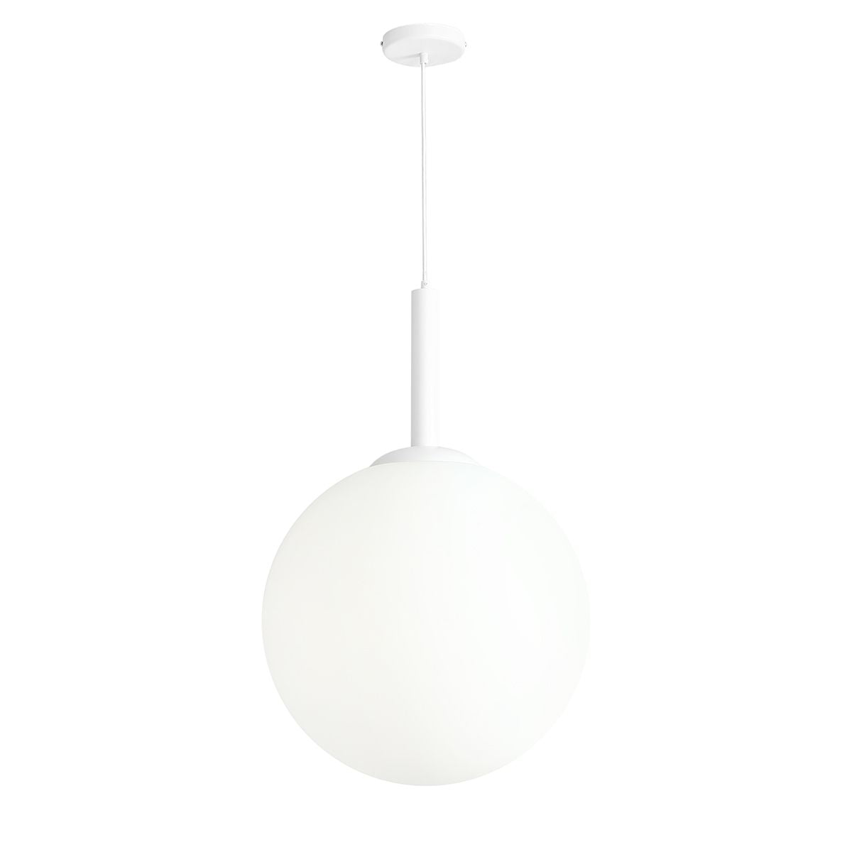 Aldex Lampa Wisząca Bosso Grande 50 White - Metal / szkło - Biały 1087XXL