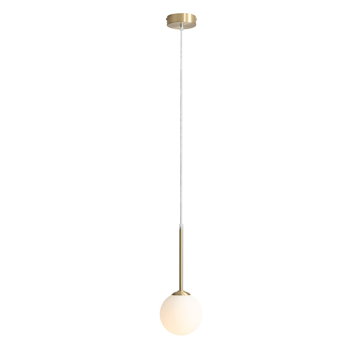 Aldex Lampa Wisząca Bosso Mini 14 Brass - Metal / szkło - Mosiądz 1087XXS40