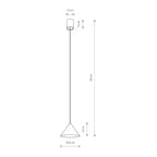 Nowodvorski Lampa wisząca ZENITH S 20W only LED 50/60Hz - Stal lakierowana - Umbra gray 10881
