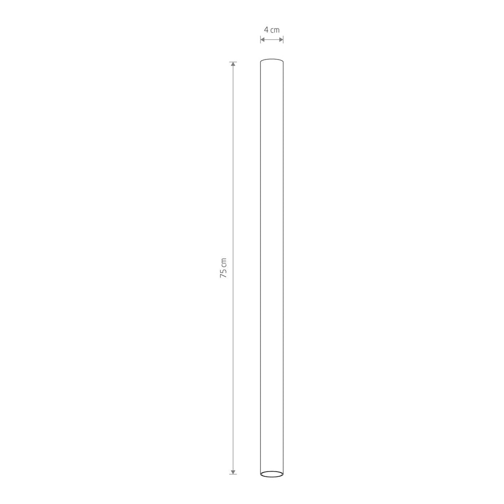 Nowodvorski Lampa downlights natynkowa FOURTY M 10W only LED 50/60Hz - Lity mosiądz - Miedziany 10885