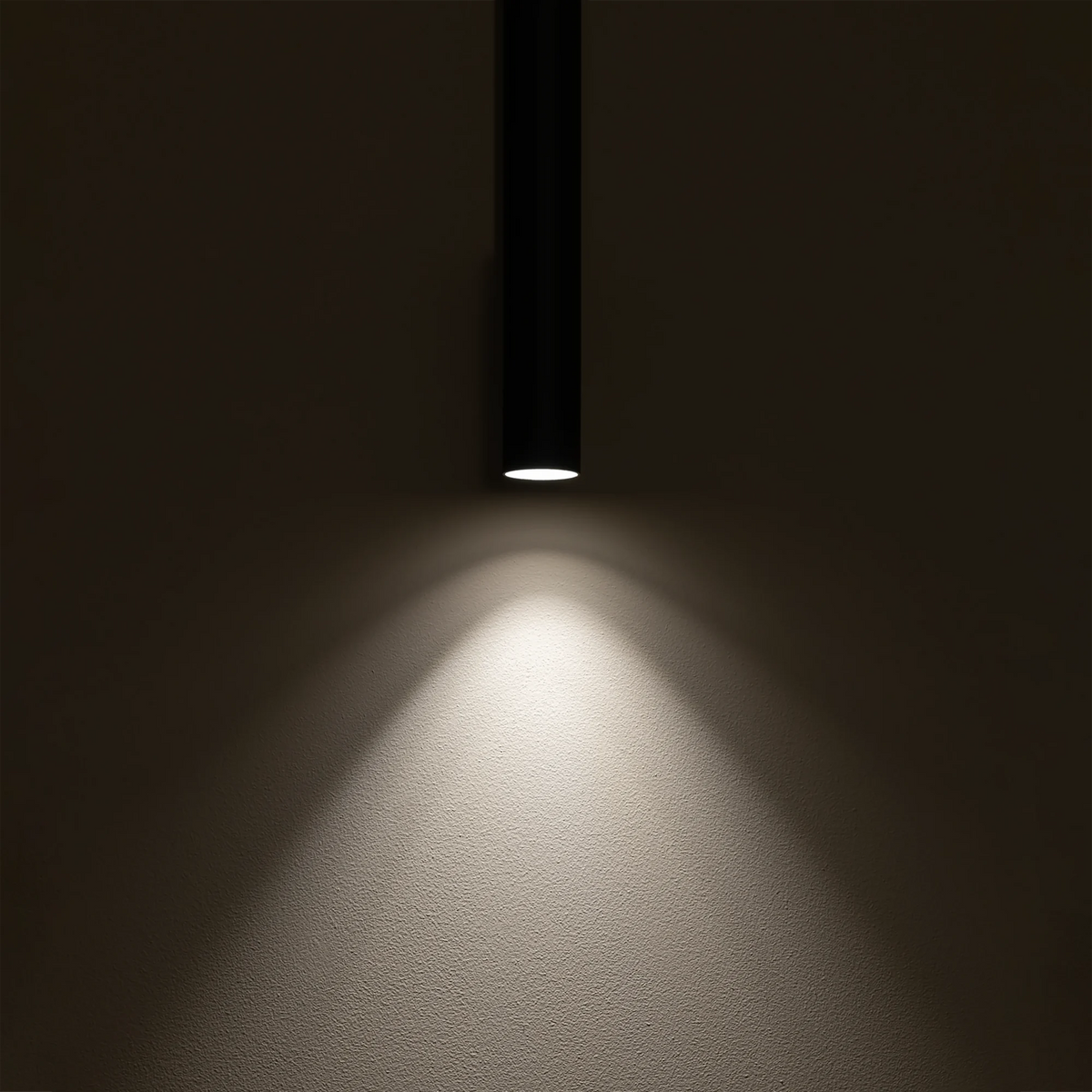 Nowodvorski Lampa downlights natynkowa FOURTY M 10W only LED 50/60Hz - Aluminium lakierowane - Umbra gray 10887 - lampa włączona