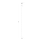 Nowodvorski Lampa downlights natynkowa FOURTY M 10W only LED 50/60Hz - Aluminium lakierowane - Umbra gray 10887