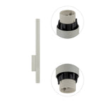 Nowodvorski Kinkiet FOURTY WALL XL 10W only LED 50/60Hz - Stal lakierowana - Silk gray