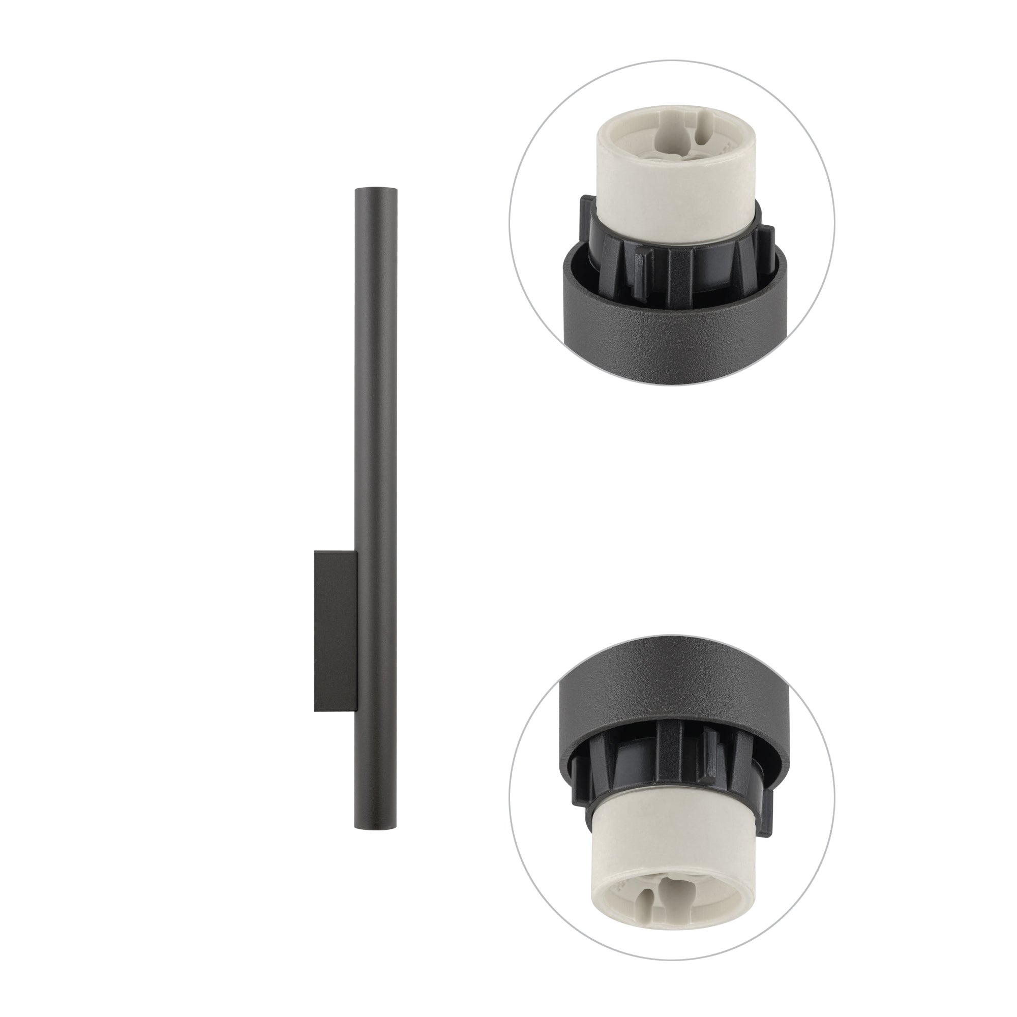 Nowodvorski Kinkiet FOURTY WALL XL 10W only LED 50/60Hz - Stal lakierowana - Umbra gray