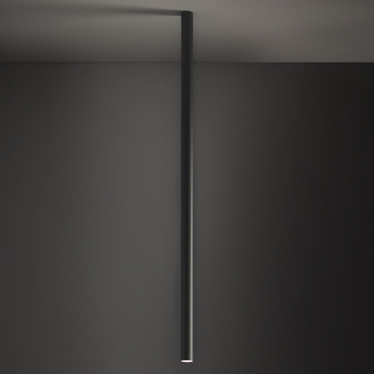 Nowodvorski Lampa downlights natynkowa FOURTY XL 10W only LED 50/60Hz - Aluminium lakierowane - Umbra gray 10899 - lampa włączona