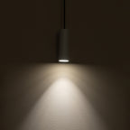 Nowodvorski Lampa wisząca FOURTY S 10W only LED 50/60Hz - Stal lakierowana - Silk gray 10900