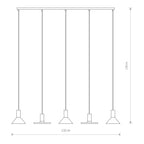 Nowodvorski Lampa wisząca HERMANOS 10W only LED 50/60Hz - Stal lakierowana - Czarny II 10906