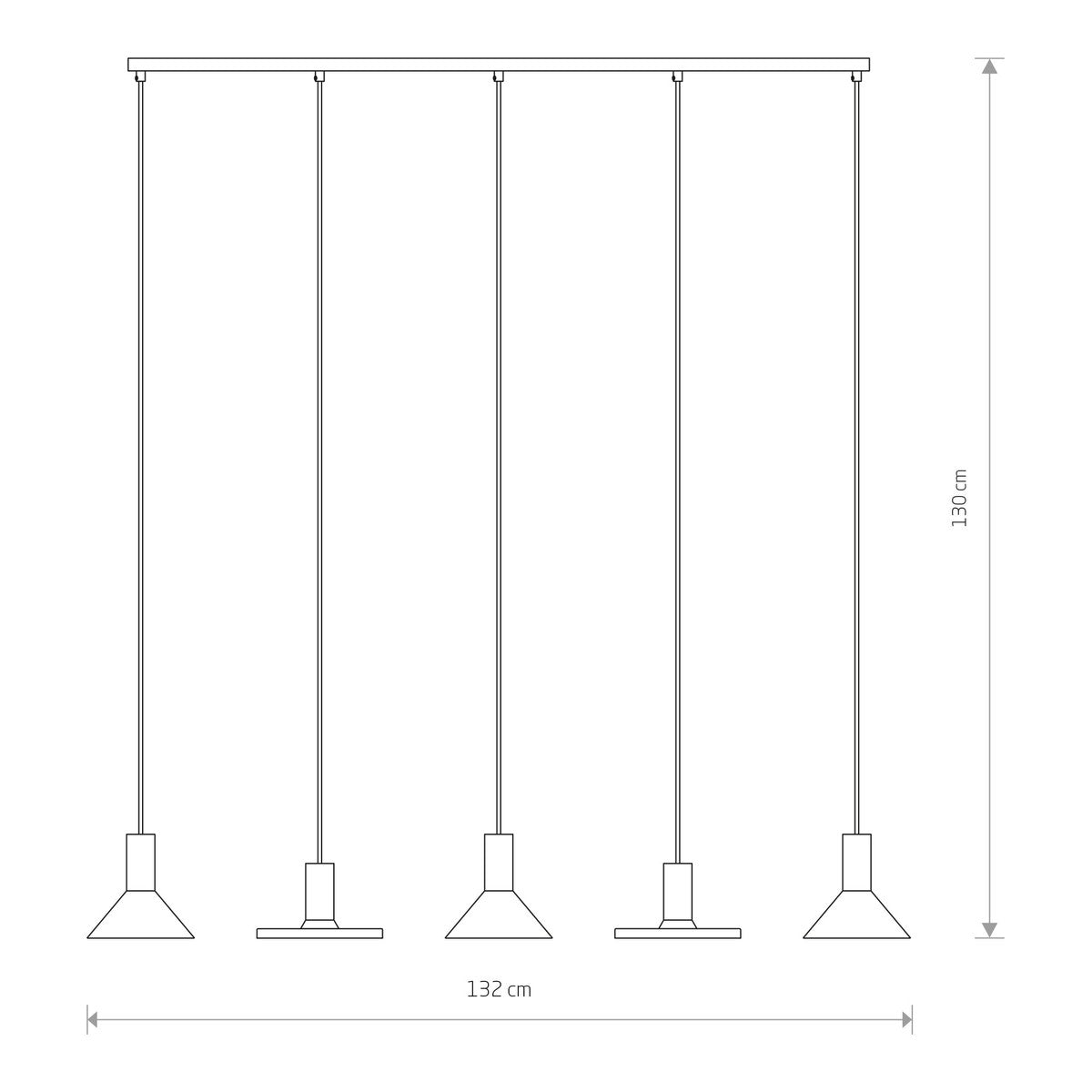 Nowodvorski Lampa wisząca HERMANOS 10W only LED 50/60Hz - Stal lakierowana - Czarny II 10906