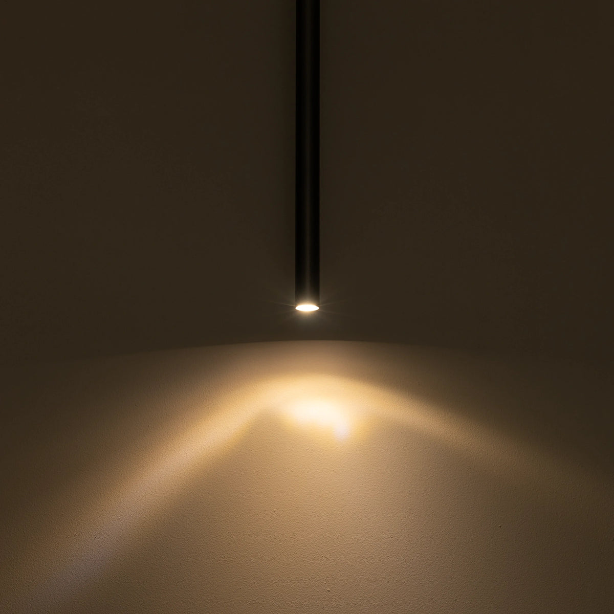 Nowodvorski Lampa downlights podtynkowa LASER 900 10W only LED 50/60Hz - Stal lakierowana - Czarny 10913 - lampa włączona